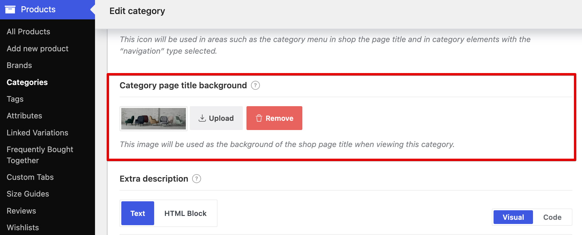 category page title background