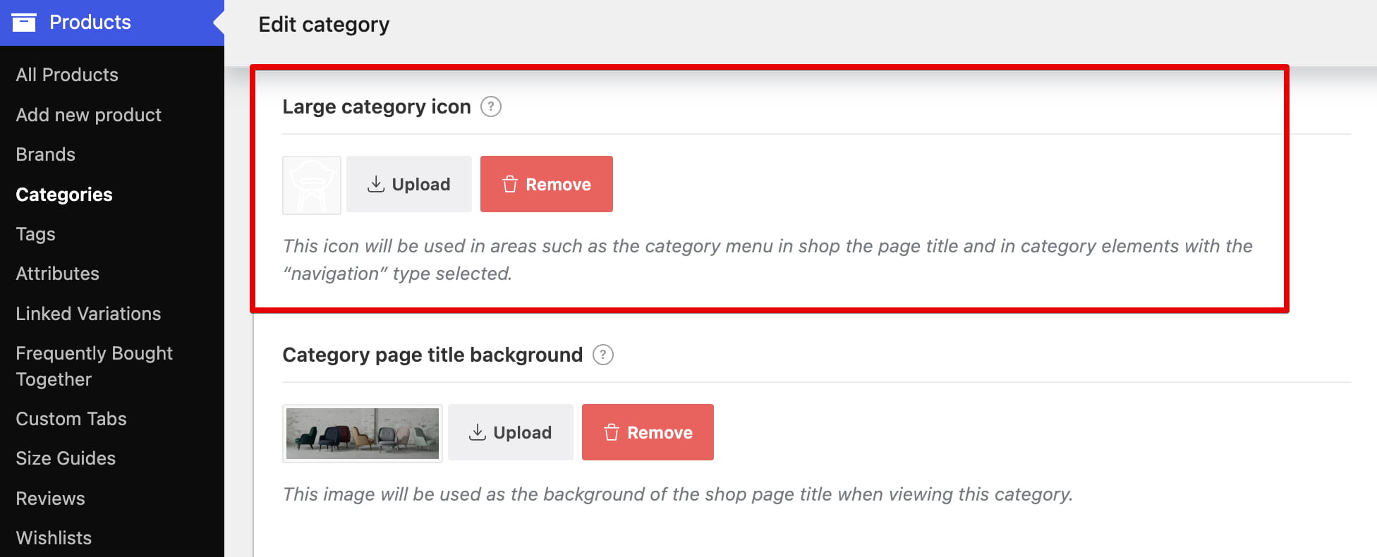 large category icon