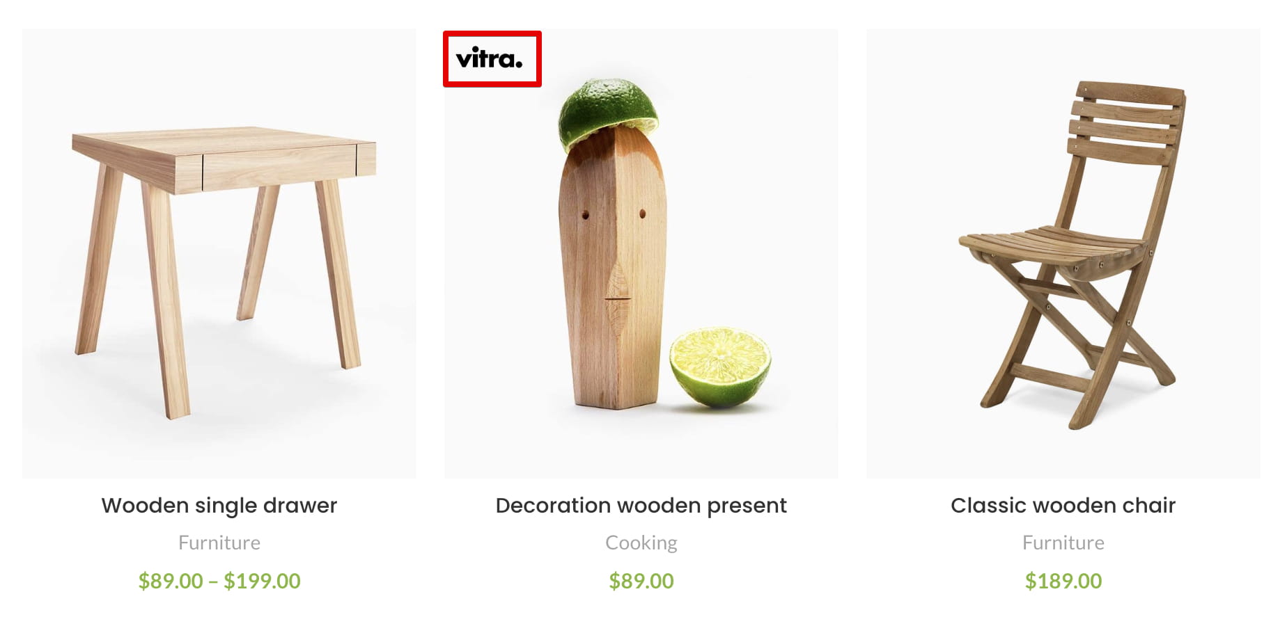 random product with attribule label image
