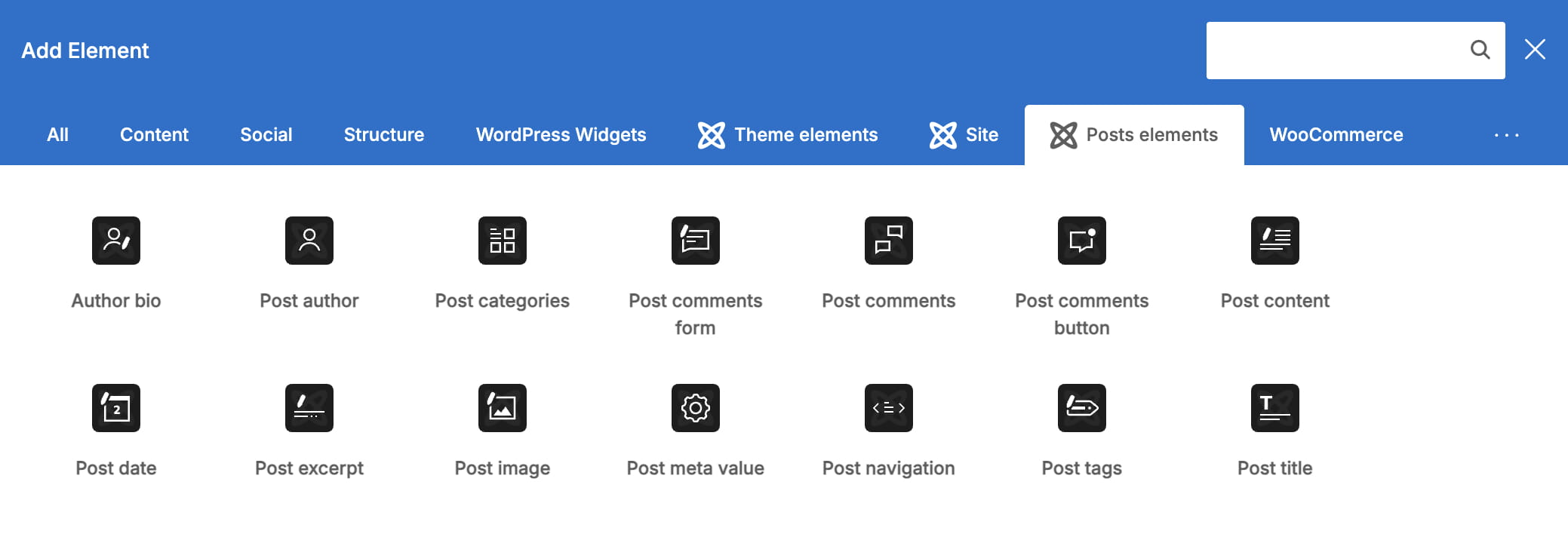 Single posts layouts elements on WPB