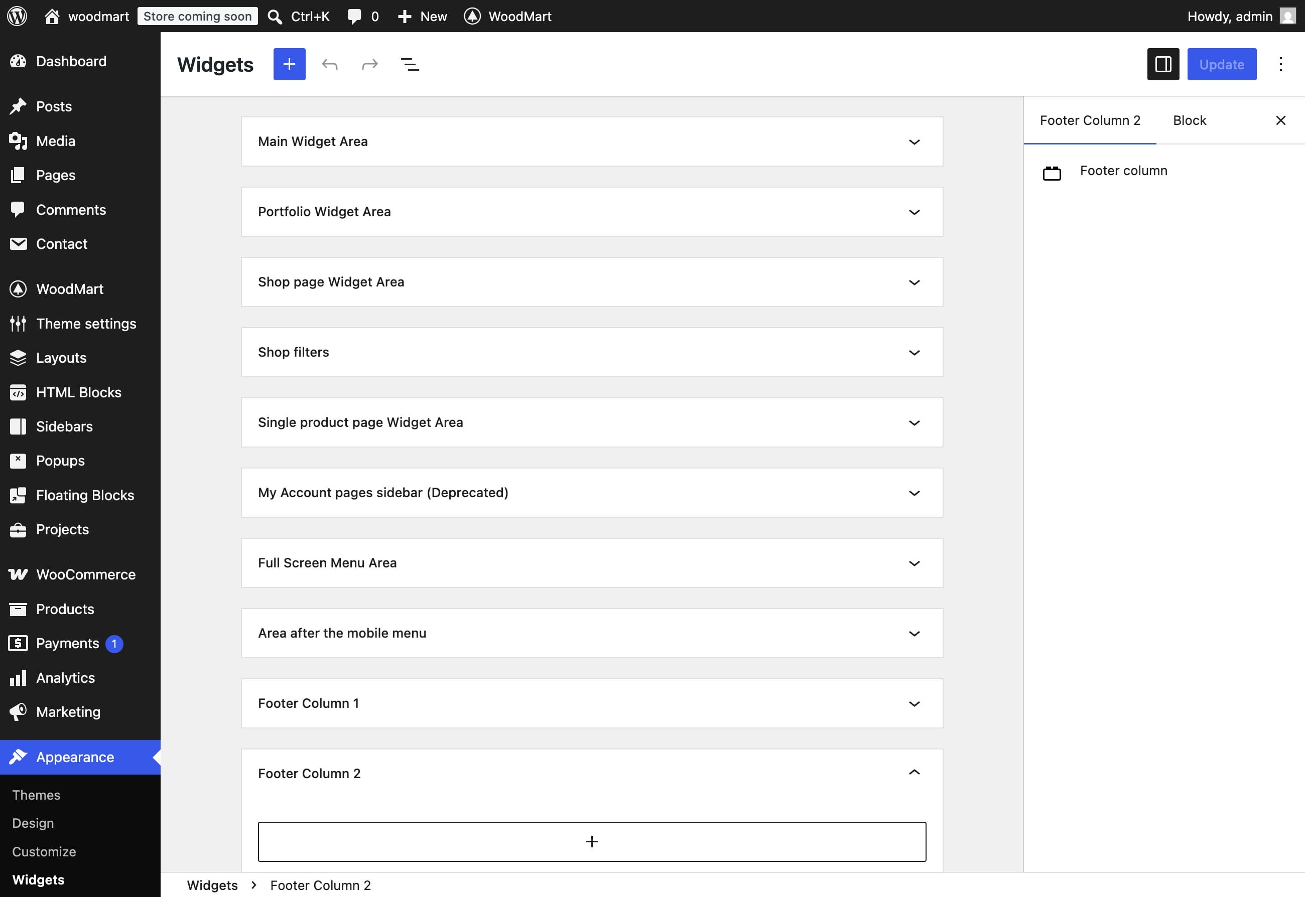 theme widgets